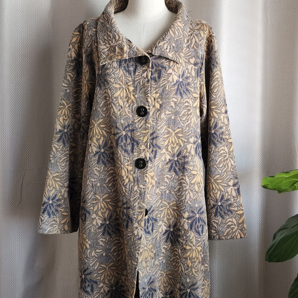 Vintage Inspired Embroidered Coat